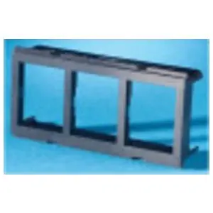 Ortronics OR-42100009-00 TracJack Furniture Adapter Plate - Front Load Black