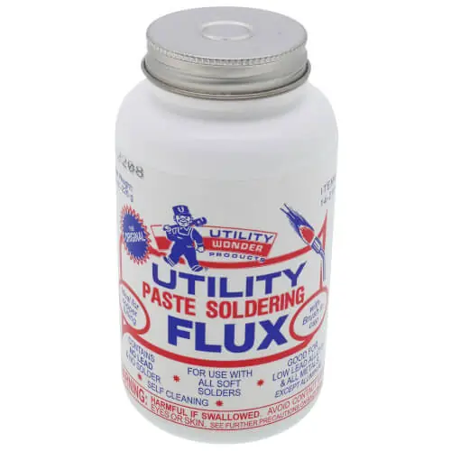 Utility 14-216 Paste Soldering Flux w/ Brush (1/2 lb.)