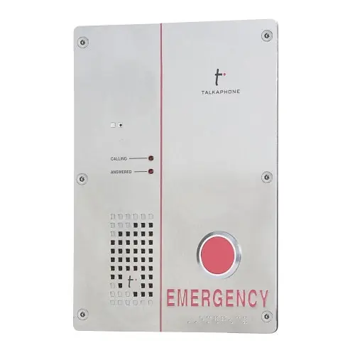 Talkaphone ETP-520E Analog Call Station with EMERGENCY Button / Signage