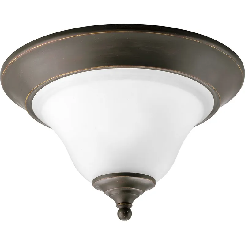 Progress P3475-20 Trinity Collection One-Light 12-1/2 Close-to-Ceiling