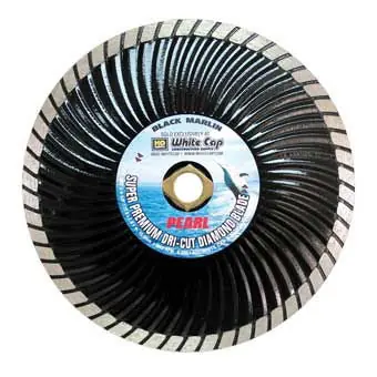 Brigade 871711 4-1/2 Waved Core Turbo Black Marlin Diamond Blade