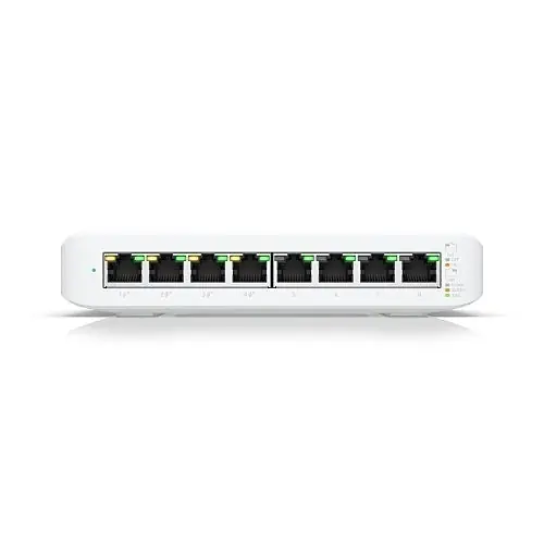 Ubiquiti USW-LITE-8-POE 8-Port Lite 8 PoE Layer 2 Switch