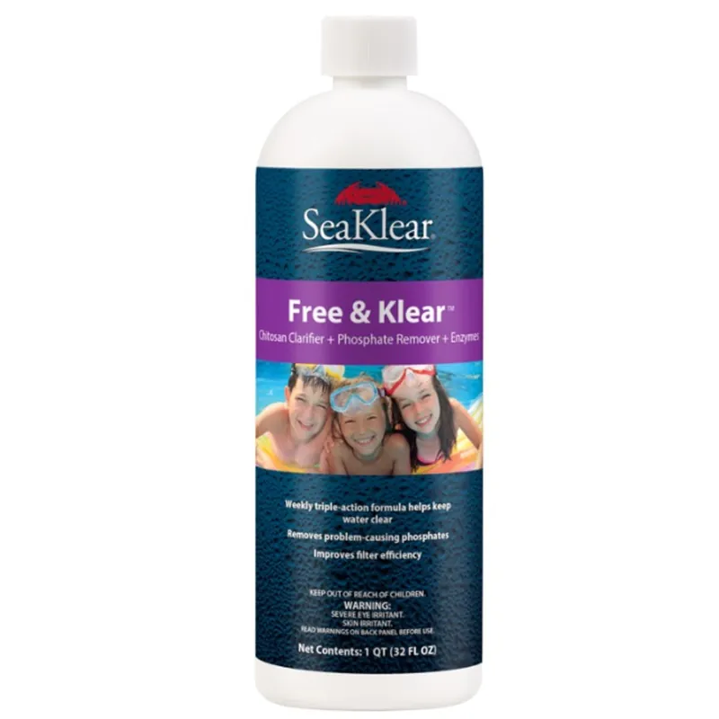 Kiki Pure 90052SKR SeaKlear Free & Klear, 1 Gal Bottle