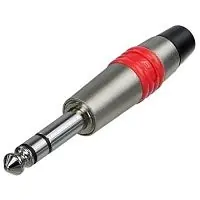 Neutrik NYS228C-0 3-Pole Stereo 6.35mm Jack Plug, Solder Connection
