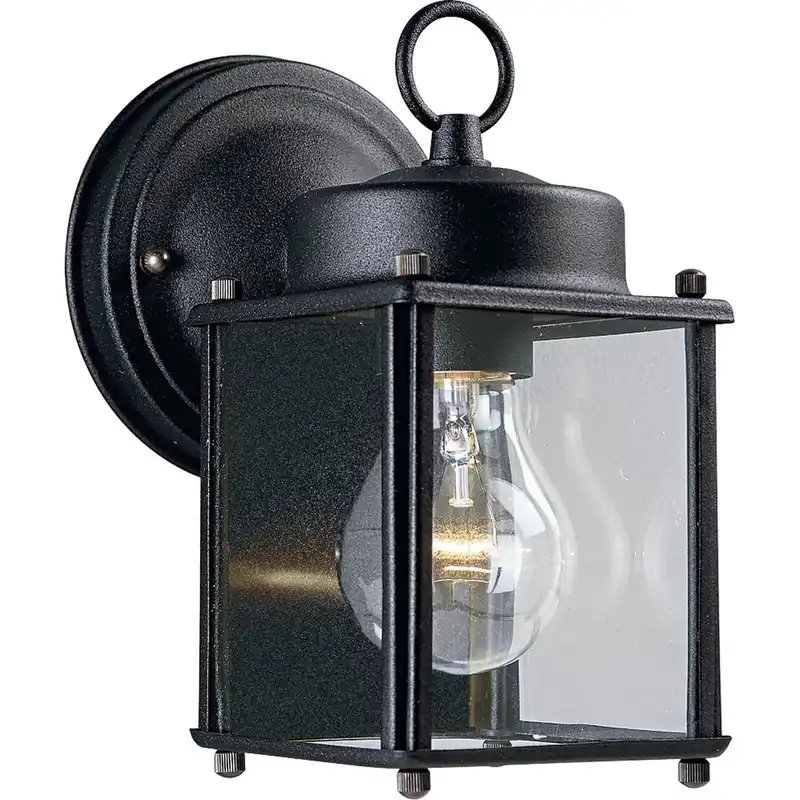 Progress P5607-31 Flat Glass Lantern One-Light Wall Lantern