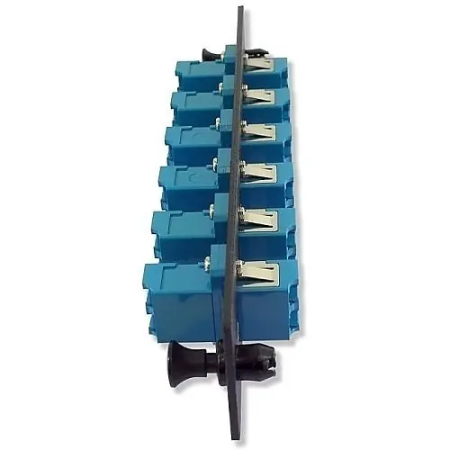 Lynn Electronics FAS-12SLC 12-Fiber LC Duplex 6-Port SM Adapter Strip