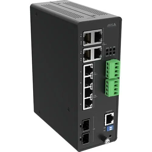 Axis D8208-R 8-Port Managed Industrial PoE++ Switch 480W Power Budget