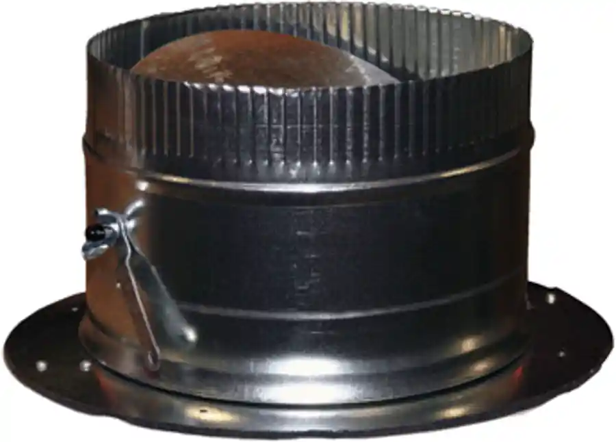 Snappy 168-6 Sheet Metal Takeoff, 6 26 Gauge Round w/Damper for Flat Duct Air-Tite 16806