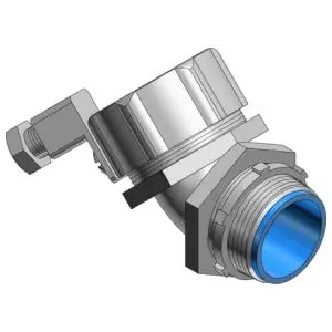 ABB 5347GR 53® Series Liquid Tight Connector Steel Grounding Lug 45° Insulated Throat 2 in.