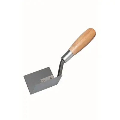 Bon 13-300 Inside Corner Trowel - SS 1 x 1 - Wood Handle