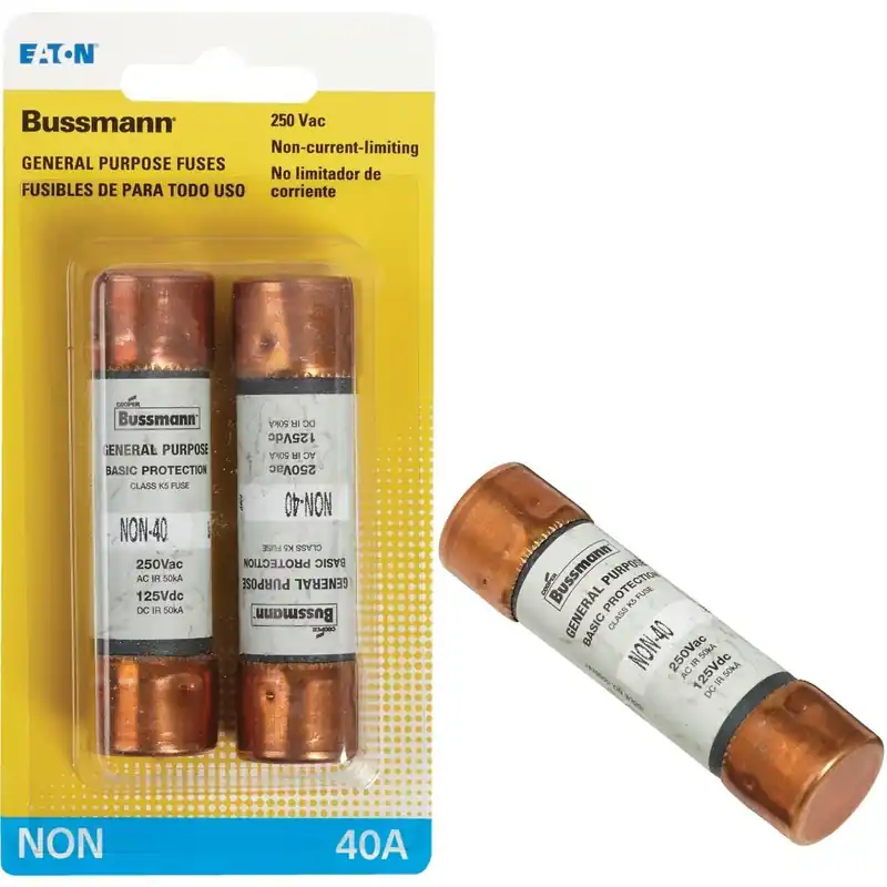 Bussmann BP/NON-40 Bussmann 40A NON Cartridge General Purpose Cartridge Fuse (2-Pack)