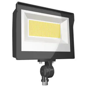 RAB Lighting X17FA60 Floodlight 7782/8372/8178 Lumens 60W Field Adjustable CCT 5000/4000/3000K Knuckle Mount Bronze