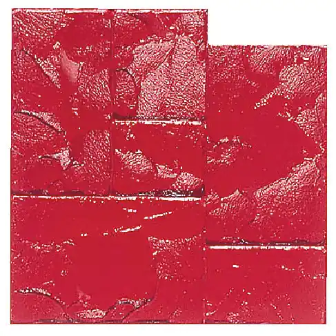 Brickform FM3125R 23 x 23 Regular Red Ashlar Cut Slate
