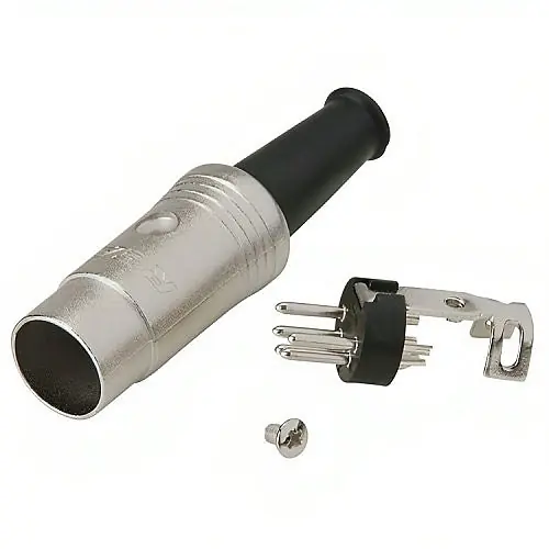 Neutrik NYS322 5-Pole DIN Cable Connector, Male