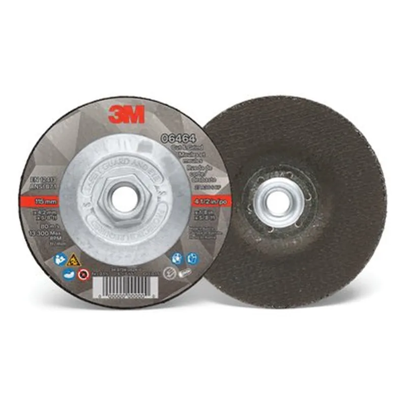 3M 7100245014 Precision Shaped Ceramic Type 27 Grinding Wheel 4.5 X 0.125