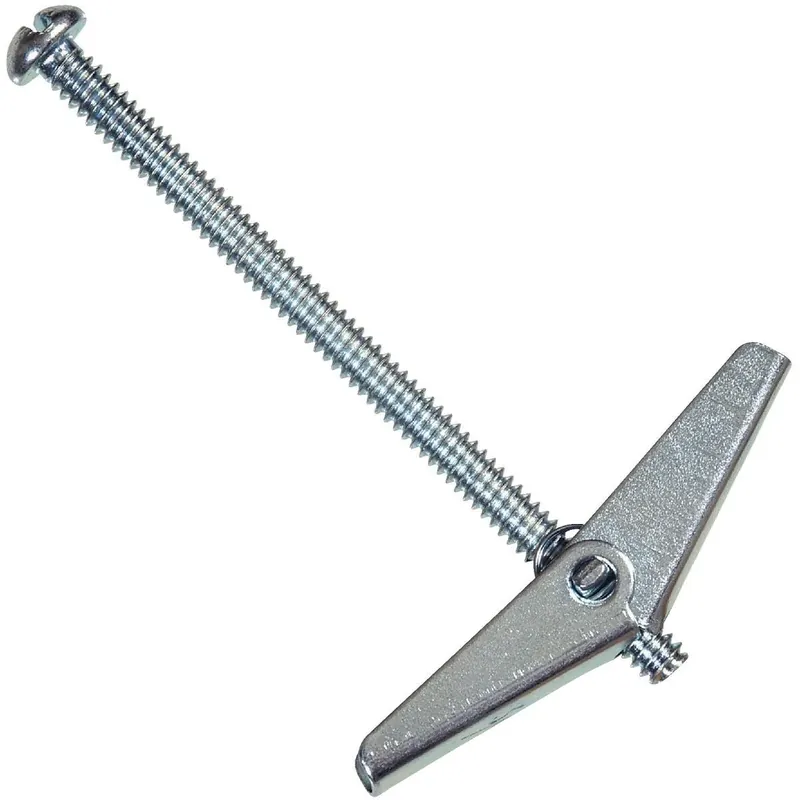 HILLMAN 372520 Round Head Medium Duty Toggle Bolt Hollow Wall Anchor 6 In. L