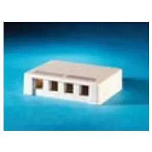 Ortronics OR-KSSMB4 Surface Mount Box, Holds Keystone Jacks or Modules
