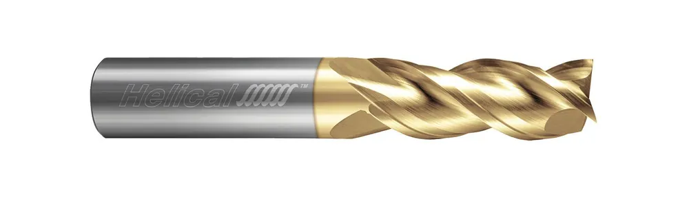 Helical 48261 Center Cut Square End Mill 3/8 in Diameter Cutter