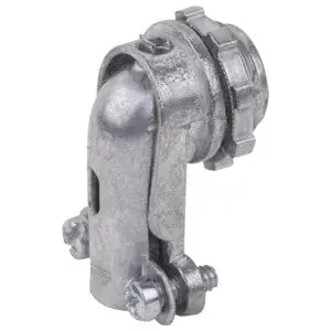 ABB XC299 Steel City Clamp-Type Connector Zinc Die Cast 90 Degree Armored Cable and Flexible Metallic Conduit