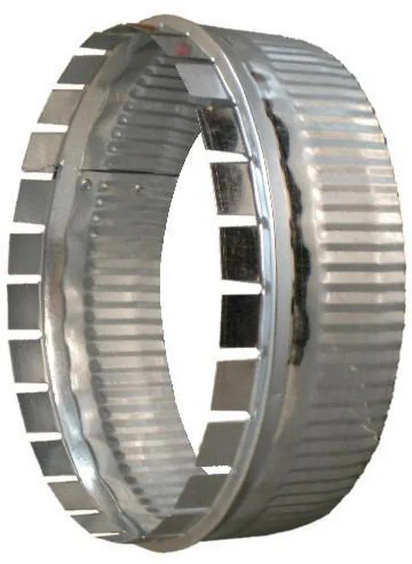 Snappy T25-6 Sheet Metal Start Collar, 6 Round Crimped