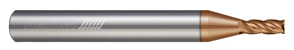 Helical 84023 HEL 5/64x1/4x3/8x2.5 R.010 4F TPLUS CARB VP MILL SS/EXOTICS