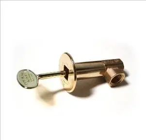 Blue Flame BF.A.PB.HD Polished Brass 3-piece Angled valve kit