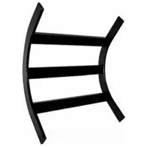 Chatsworth 10723-718 Cable Runway Radius Bend 18 in.W x 12.5 in.H x 12.5 in.L Black Cable Capacity - 1421