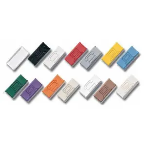 Siemon Z-ICON-09B Two-Sided Icon Cards Voice/Data Orange