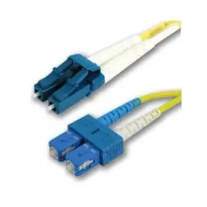 Optilink LCSCDUPSM-30M Fiber Optic Patch Cable Singlemode OS2 LC/SC to LC/SC Duplex Riser 30 m