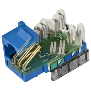 NEXTSPEED HXJ6P24 NEXTSPEED® Xcelerator Cat 6 Jack Thermoplastic 8-Port T568A/T568B 100 Ohm Purple