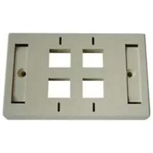CommScope 558088-1 NETCONNECT SL Series Faceplate Kit Almond