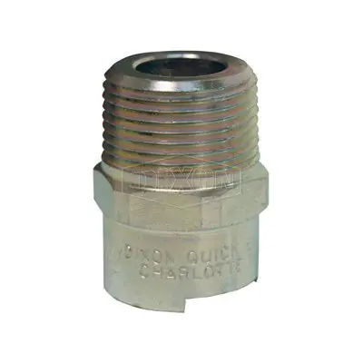 Dixon 4NM6 Dix-Lock N Series Bowes Interchange Male Quick Disconnect Coupler, 3/4-14 Nominal