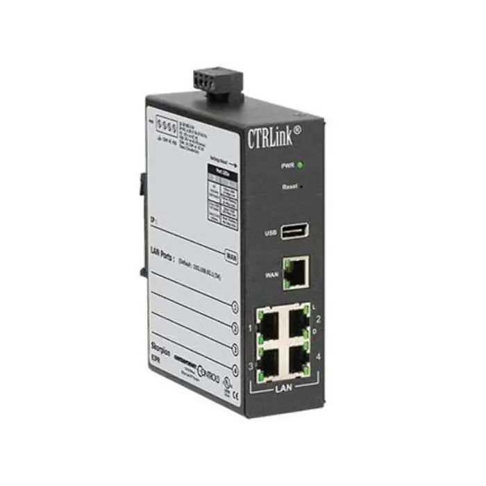 Contemporary Controls EIPR-E Skorpion IP Router, DIN Rail