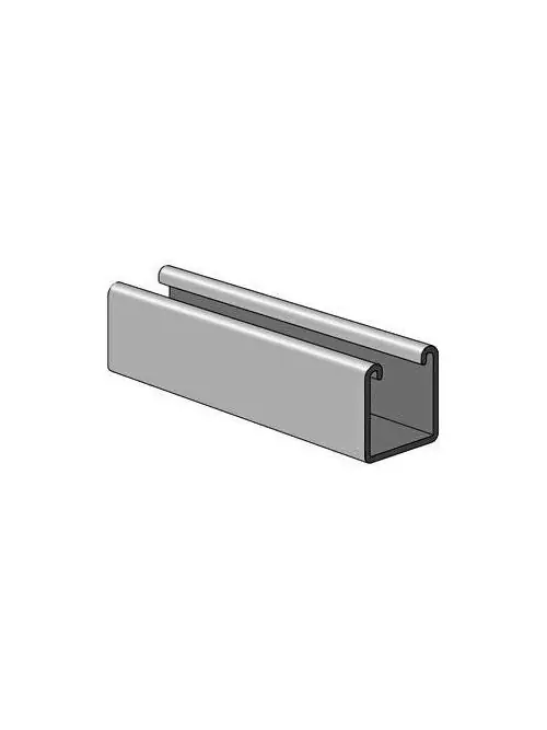 Power Strut PS-200-10-GR Power Strut Channel 12ga 1-5/8 x 1-5/8 Solid GR