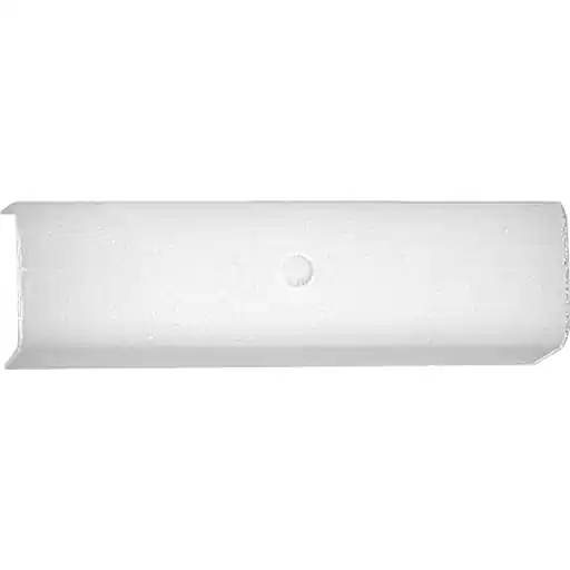 Progress P3111-30 Channel Glass Collection Two-Light White White Glass Traditional Bath Vanity Light