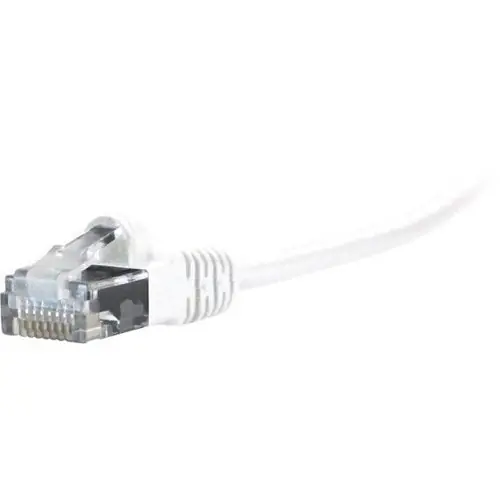 Comprehensive MCAT6-3PROWHT MicroFlex Pro AV/IT CAT6 Snagless Patch Cable White 3'