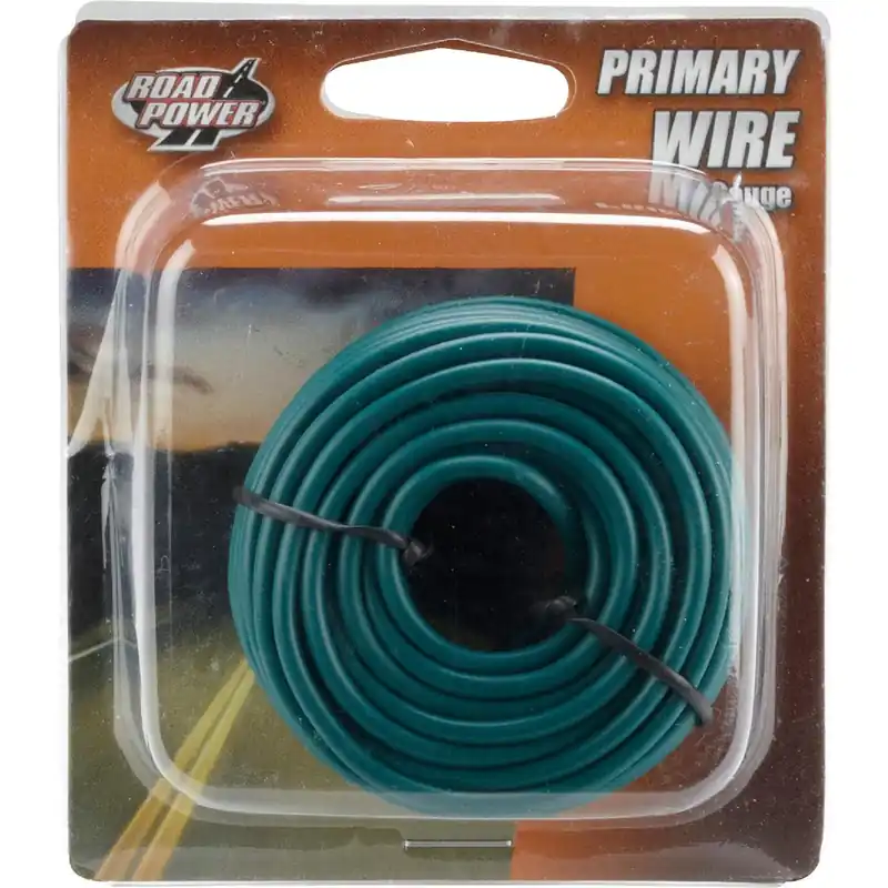 Road Power 56422033 24 Ft. 16 Ga. PVC-Coated Primary Wire Green