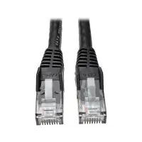 Tripp Lite by Eaton N201-001-BK CAT6 Snagless Molded Gigabit Patch Cable, UTP, RJ45 M/M, 1' (30.5cm), Black