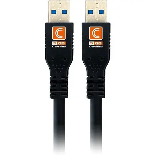 Comprehensive USB5G-AA-10PROBLK Pro AV/IT Integrator Series Ultra-Flexible USB 3.0 5G Male to Male Cable, 10'
