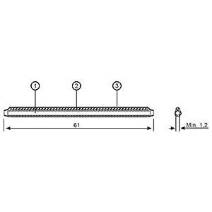 CommScope 369305-000 SMOUV Fiber Optic Splice Heat Shrink Protective Sleeve