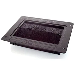 KoldLok 1010 Raised Floor Integral Grommet Polypropylene Black 1.625 H x 11 W x 8.25 in. D
