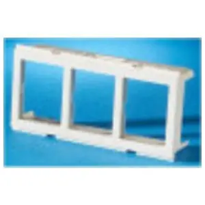 Ortronics OR-42100009 TracJack Furniture Adapter Plate - Front Load White