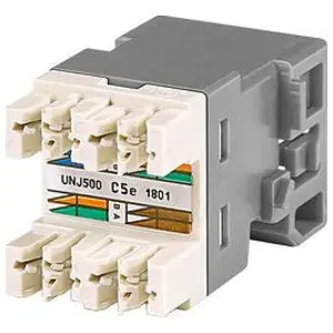 CommScope Uniprise 760237774 Cat 5e Unshielded RJ45 Modular Jack No Dust Cover Ivory