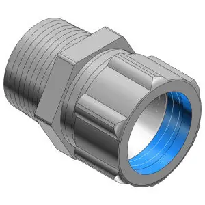 ABB 2942 Ranger Connector Strain Relief Steel Cable and Cord 1 in. 0.700 to 0.950 in.