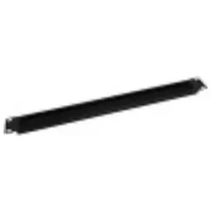 Tripp Lite SR1UBRUSH Cable Pass-Through Panel with Brush Strip 1.73 in. H 0.5 in. D 19 in. W