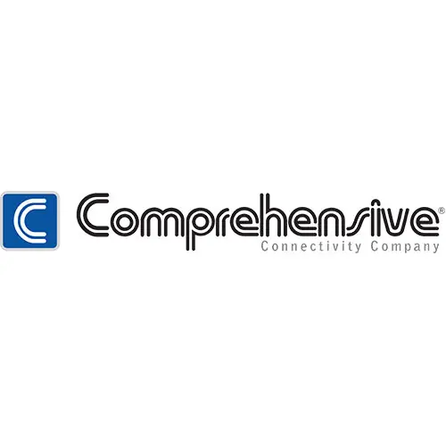 Comprehensive CAT6STP-1BLK 1' CAT6 Snagless Shielded Ethernet Cables, Black