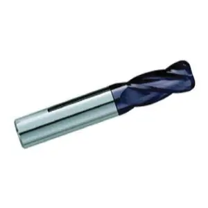 Garr 80257 230RA Center Cutting Single End Standard Length End Mill, 3/8 in Dia Cutter, 0.03 in Corner Radius, 7/8 in Length of Cut, 4 Flutes