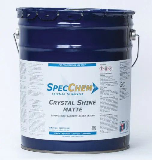SpecChem CSHINEM5 5Gal Crystal Shine Matte CSHINEM5