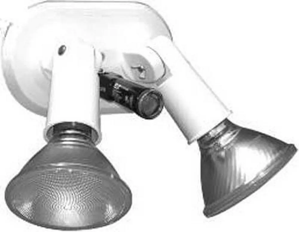 WF Harris Lighting 201W Medium E-26 PAR38 2 Lamp Holder in White