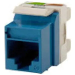 Ortronics OR-KS5EA-36 TechChoice Cat 5e Keystone Jack Dark Blue
